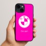 כיסוי בעיצוב אישי עם השם שלך לדגם - Apple iPhone 15 Plus בעיצוב ב.מ.וו