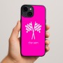 כיסוי בעיצוב אישי עם השם שלך לדגם - Apple iPhone 15 Plus בעיצוב דגל המירוץ