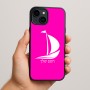 כיסוי בעיצוב אישי עם השם שלך לדגם - Apple iPhone 15 Plus בעיצוב סירה