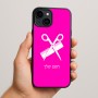 כיסוי בעיצוב אישי עם השם שלך לדגם - Apple iPhone 15 Plus בעיצוב מעצב שיער