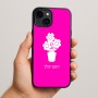 כיסוי בעיצוב אישי עם השם שלך לדגם - Apple iPhone 15 Plus בעיצוב פרח