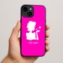 כיסוי בעיצוב אישי עם השם שלך לדגם - Apple iPhone 15 Plus בעיצוב אהבת נשים