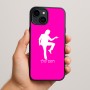 כיסוי בעיצוב אישי עם השם שלך לדגם - Apple iPhone 15 Plus בעיצוב רקדן