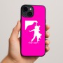 כיסוי בעיצוב אישי עם השם שלך לדגם - Apple iPhone 15 Plus בעיצוב אישה רוקדת עם גבר