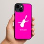 כיסוי בעיצוב אישי עם השם שלך לדגם - Apple iPhone 15 Plus בעיצוב כינור