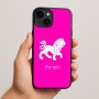 כיסוי בעיצוב אישי עם השם שלך לדגם - Apple iPhone 15 Plus בעיצוב מזלות - אריה