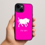 כיסוי בעיצוב אישי עם השם שלך לדגם - Apple iPhone 15 Plus בעיצוב מזלות - שור