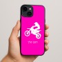 כיסוי בעיצוב אישי עם השם שלך לדגם - Apple iPhone 15 Plus בעיצוב מוטוקרוס