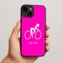 כיסוי בעיצוב אישי עם השם שלך לדגם - Apple iPhone 15 Plus בעיצוב אופניים אולימפיים
