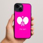 כיסוי בעיצוב אישי עם השם שלך לדגם - Apple iPhone 15 Plus בעיצוב פינג פונג