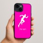 כיסוי בעיצוב אישי עם השם שלך לדגם - Apple iPhone 15 Plus בעיצוב רץ