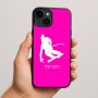 כיסוי בעיצוב אישי עם השם שלך לדגם - Apple iPhone 15 Plus בעיצוב סקי