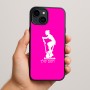 כיסוי בעיצוב אישי עם השם שלך לדגם - Apple iPhone 15 Plus בעיצוב אימון ספינינג - אישה