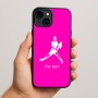 כיסוי בעיצוב אישי עם השם שלך לדגם - Apple iPhone 15 Plus בעיצוב שחקן טניס