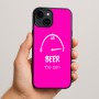 כיסוי בעיצוב אישי עם השם שלך לדגם - Apple iPhone 15 Plus בעיצוב מיכל של בירה