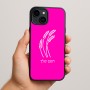 כיסוי בעיצוב אישי עם השם שלך לדגם - Apple iPhone 15 Plus בעיצוב חיטה גלית זהב