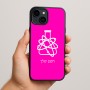 כיסוי בעיצוב אישי עם השם שלך לדגם - Apple iPhone 15 Plus בעיצוב מעבדה