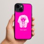 כיסוי בעיצוב אישי עם השם שלך לדגם - Apple iPhone 15 Plus בעיצוב פרעה - תות ענח' אמון מצרי