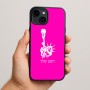 כיסוי בעיצוב אישי עם השם שלך לדגם - Apple iPhone 15 Plus בעיצוב פסל החירות