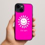 כיסוי בעיצוב אישי עם השם שלך לדגם - Apple iPhone 15 Plus בעיצוב שמש