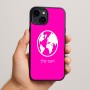 כיסוי בעיצוב אישי עם השם שלך לדגם - Apple iPhone 15 Plus בעיצוב עולם