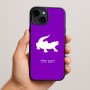 כיסוי בעיצוב אישי עם השם שלך לדגם - Apple iPhone 15 Plus בעיצוב תנין
