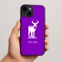 כיסוי בעיצוב אישי עם השם שלך לדגם - Apple iPhone 15 Plus בעיצוב צבי