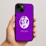 כיסוי בעיצוב אישי עם השם שלך לדגם - Apple iPhone 15 Plus בעיצוב פני אריה