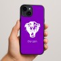 כיסוי בעיצוב אישי עם השם שלך לדגם - Apple iPhone 15 Plus בעיצוב פני פנטרה
