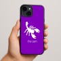 כיסוי בעיצוב אישי עם השם שלך לדגם - Apple iPhone 15 Plus בעיצוב עקרב