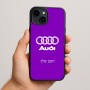 כיסוי בעיצוב אישי עם השם שלך לדגם - Apple iPhone 15 Plus בעיצוב אאודי