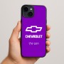 כיסוי בעיצוב אישי עם השם שלך לדגם - Apple iPhone 15 Plus בעיצוב שברולט