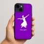 כיסוי בעיצוב אישי עם השם שלך לדגם - Apple iPhone 15 Plus בעיצוב בלרינה
