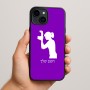 כיסוי בעיצוב אישי עם השם שלך לדגם - Apple iPhone 15 Plus בעיצוב צלמת - אישה