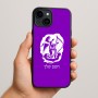 כיסוי בעיצוב אישי עם השם שלך לדגם - Apple iPhone 15 Plus בעיצוב אנג'ל מוזיקלי