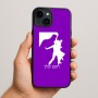 כיסוי בעיצוב אישי עם השם שלך לדגם - Apple iPhone 15 Plus בעיצוב אישה רוקדת עם גבר