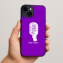 כיסוי בעיצוב אישי עם השם שלך לדגם - Apple iPhone 15 Plus בעיצוב מיקרופון
