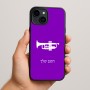 כיסוי בעיצוב אישי עם השם שלך לדגם - Apple iPhone 15 Plus בעיצוב חצוצרה