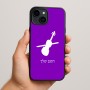 כיסוי בעיצוב אישי עם השם שלך לדגם - Apple iPhone 15 Plus בעיצוב כינור