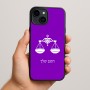 כיסוי בעיצוב אישי עם השם שלך לדגם - Apple iPhone 15 Plus בעיצוב מזלות - מאזניים