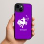 כיסוי בעיצוב אישי עם השם שלך לדגם - Apple iPhone 15 Plus בעיצוב מזלות - קשת