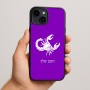 כיסוי בעיצוב אישי עם השם שלך לדגם - Apple iPhone 15 Plus בעיצוב מזלות - עקרב