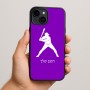 כיסוי בעיצוב אישי עם השם שלך לדגם - Apple iPhone 15 Plus בעיצוב שחקן בייסבול