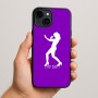 כיסוי בעיצוב אישי עם השם שלך לדגם - Apple iPhone 15 Plus בעיצוב אישה מגוננת