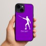 כיסוי בעיצוב אישי עם השם שלך לדגם - Apple iPhone 15 Plus בעיצוב לוחם סייף