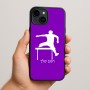 כיסוי בעיצוב אישי עם השם שלך לדגם - Apple iPhone 15 Plus בעיצוב קפיצת משוכות