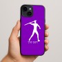 כיסוי בעיצוב אישי עם השם שלך לדגם - Apple iPhone 15 Plus בעיצוב זורק כידון