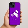 כיסוי בעיצוב אישי עם השם שלך לדגם - Apple iPhone 15 Plus בעיצוב מוטוקרוס