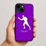 כיסוי בעיצוב אישי עם השם שלך לדגם - Apple iPhone 15 Plus בעיצוב שחקן פינג פונג