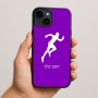 כיסוי בעיצוב אישי עם השם שלך לדגם - Apple iPhone 15 Plus בעיצוב רץ